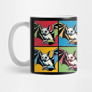 Night Wings Unleashed: Pop Art Bat Extravaganza Mug